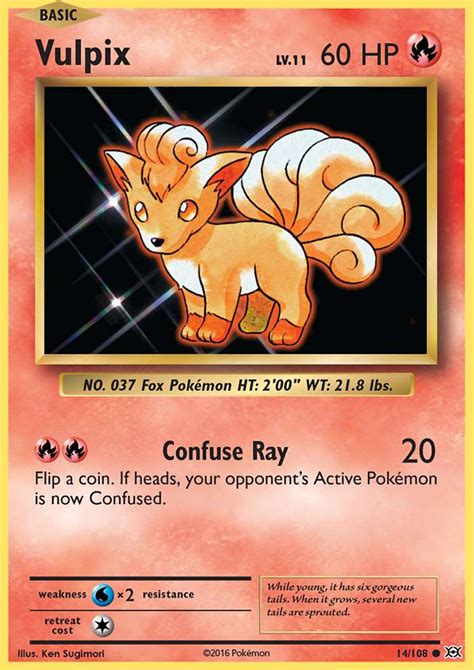 vulpix pokemon card