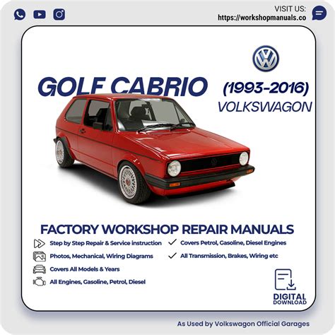 vw golf 1993 workshop manual Epub