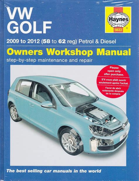 vw golf series 6 repair manual Kindle Editon