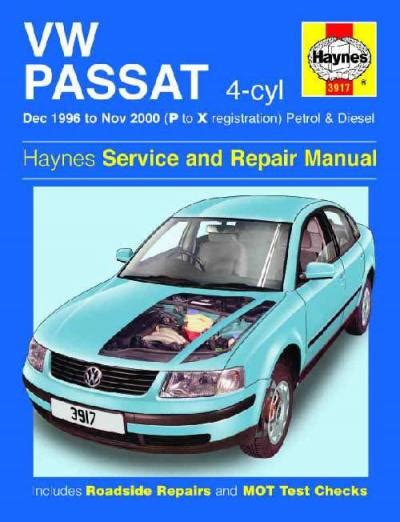 vw passat b5 5 repair manual download PDF