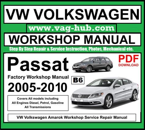 vw passat b6 workshop manual Epub