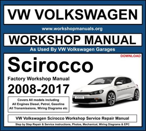 vw scirocco r manual pdf Doc