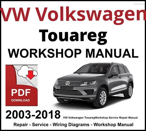 vw touareg workshop manual PDF