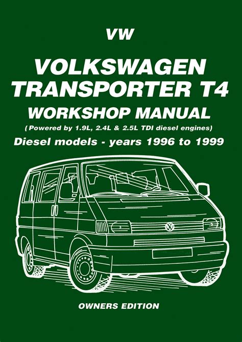 vw transporter t4 workshop manual Reader