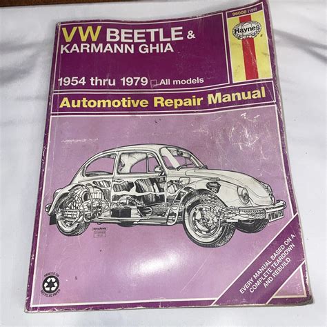 vw volkswagen beetle service manual repair 1954 1979 Ebook Kindle Editon