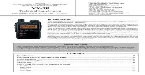 vx 3r service manual Doc