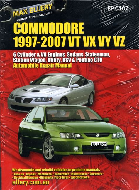 vx commodore workshop manual Kindle Editon