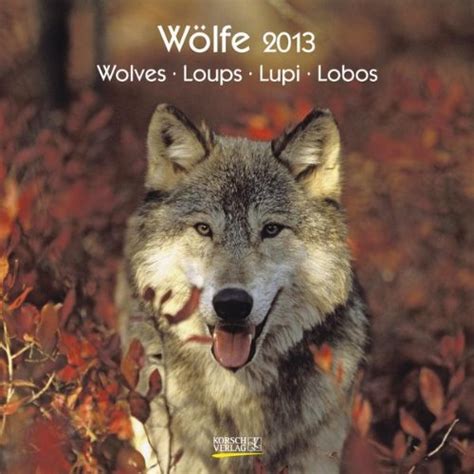 wölfe or wolves or loups or lupi or lobos 2013 broschürenkalender Doc