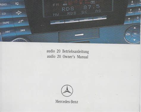 w211 audio system operators manual PDF