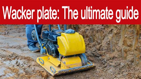 wacker plate tamper manual pdf PDF