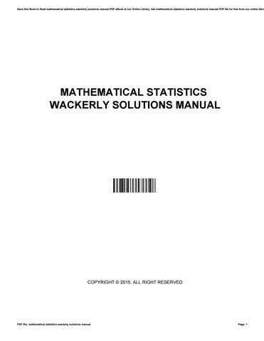 wackerly-statistics-solutions-manual Ebook Doc