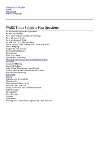 waec 2014 economic objective and essay question and answer Doc