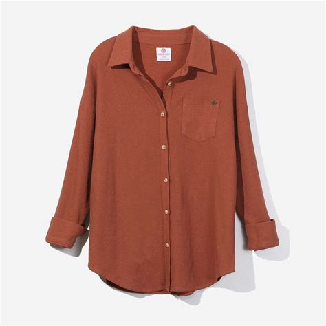 waffle button up shirt