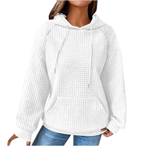 waffle hooded sweatshirt