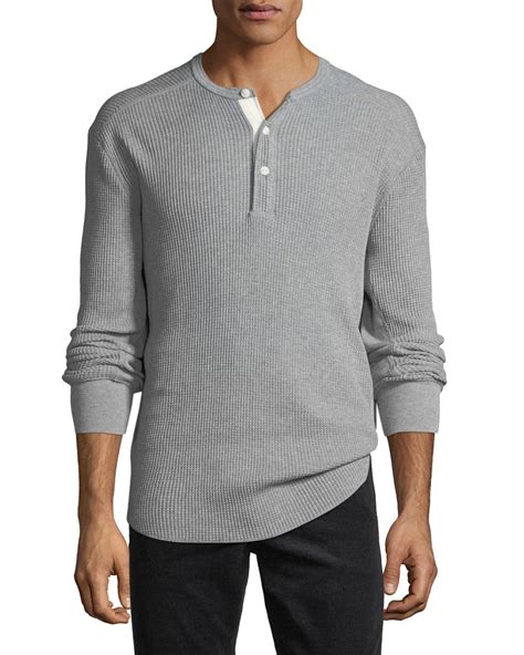 waffle knit shirt mens