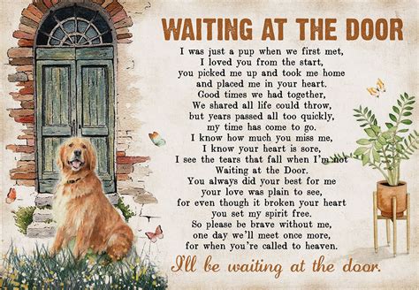 waiting at the door poem