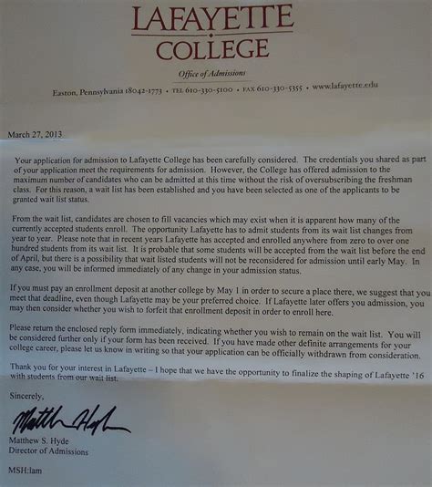 waitlist for harvard