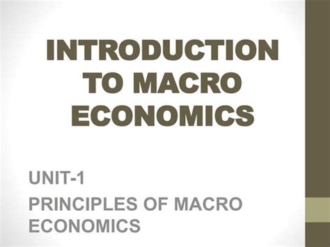 wake tech introduction to macroeconomics