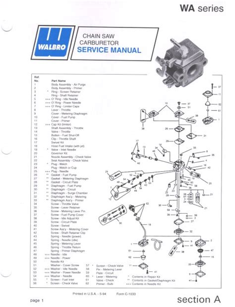 walbro manual wa wt pdf Kindle Editon