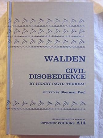 walden and civil disobedience new riverside editions PDF