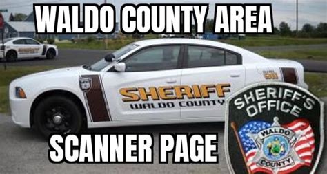 waldo county scanner page