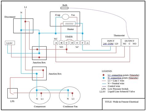 walk in cooler wiring diagram Kindle Editon