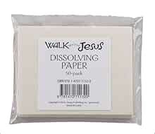 walk with jesus dissolving paper 50 pack Doc