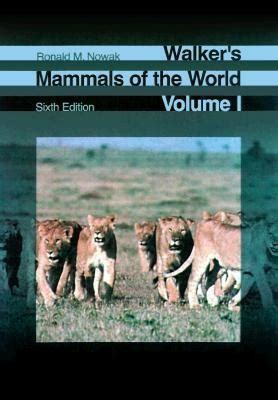 walkers mammals of the world 2 volume set PDF