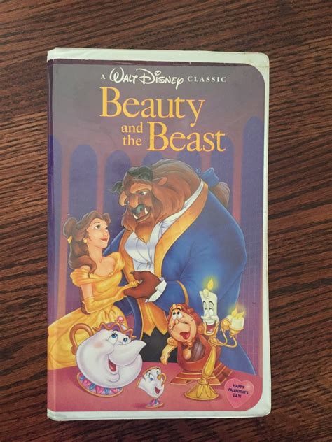 walt disney beauty and the beast vhs cover