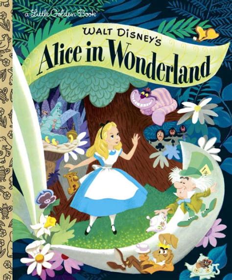 walt disneys alice in wonderland little golden books Kindle Editon