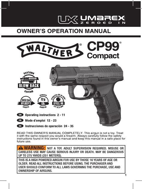 walther cp99 recon manual pdf PDF