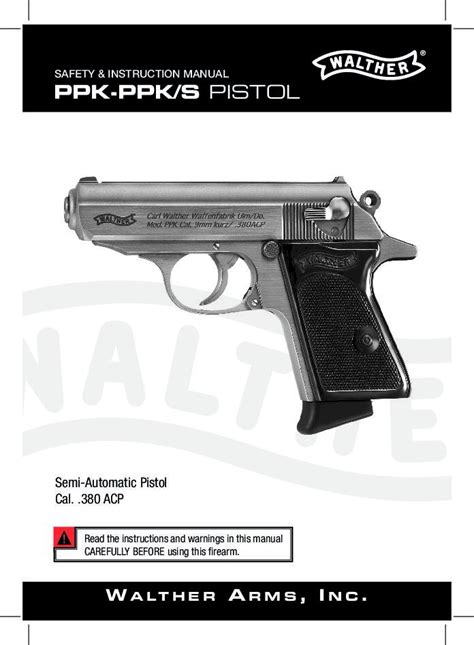 walther ppk s pistol manual Reader