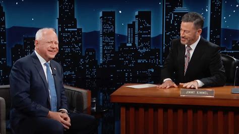 walz on jimmy kimmel