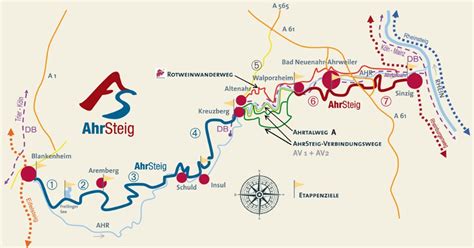 wanderparadies ahrsteig start set karte rotweinwanderweg Reader