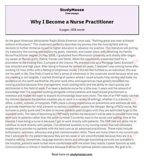 want registered nurse essay PDF