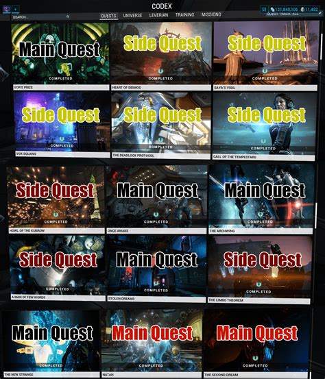 warframe quests in order