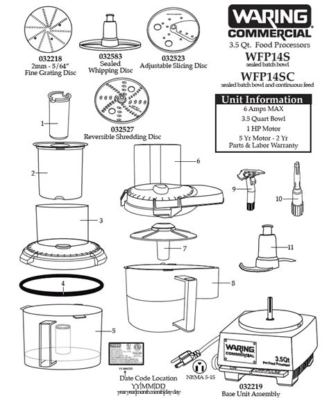 waring vfp12br food processors owners manual Kindle Editon