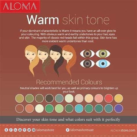 warm skin tone colors to wear