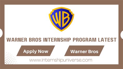 warner brothers internship