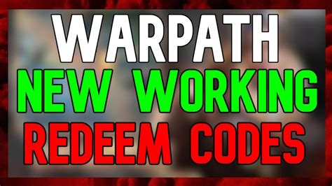 warpath codes