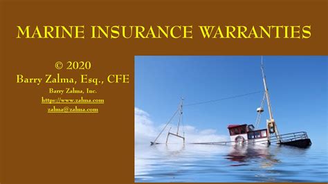 warranties in marine insurance warranties in marine insurance PDF