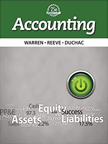 warren-reeve-duchac-accounting-25e-solution-manual Ebook Kindle Editon