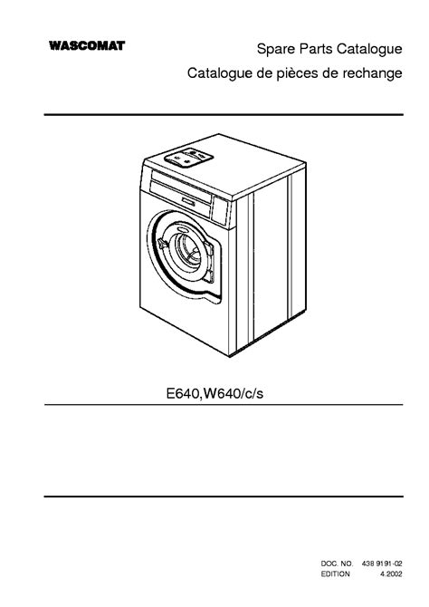 wascomat 640 manual pdf PDF