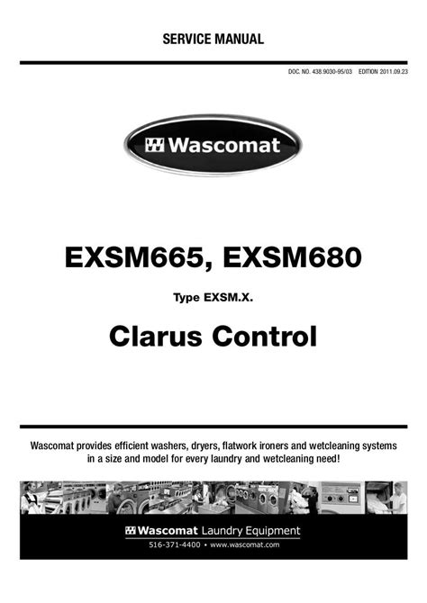 wascomat manual model exsm665s Doc
