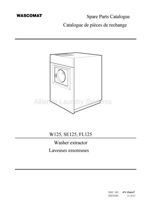 wascomat w125 manual pdf PDF