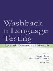 washback in language testing research contexts and methods Reader