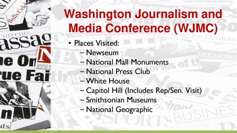 washington journalism and media conference