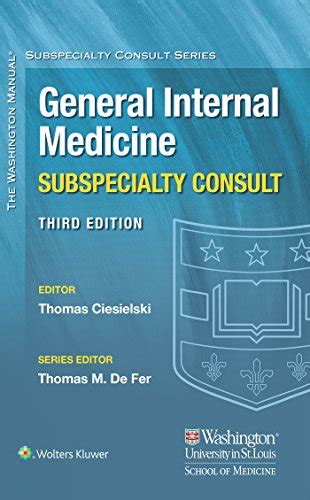 washington manual general internal medicine subspecialty consult PDF