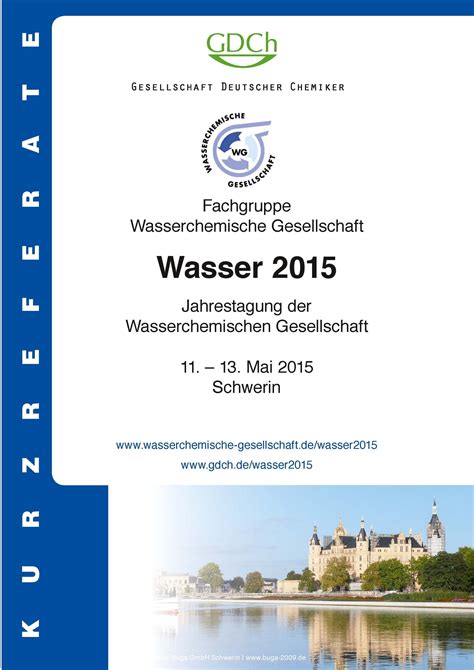 wasser 2015 jahrestagung wasserchemischen gesellschaft Reader