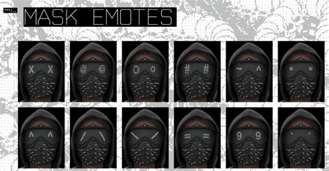 watch dogs 2 wrench mask emotes